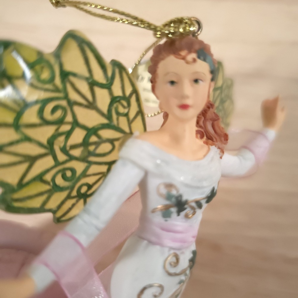 VTG Fairy Ornament On Wings of Light "Ivy's Spiraling Dance" Ashton Drake - Picture 6 of 8